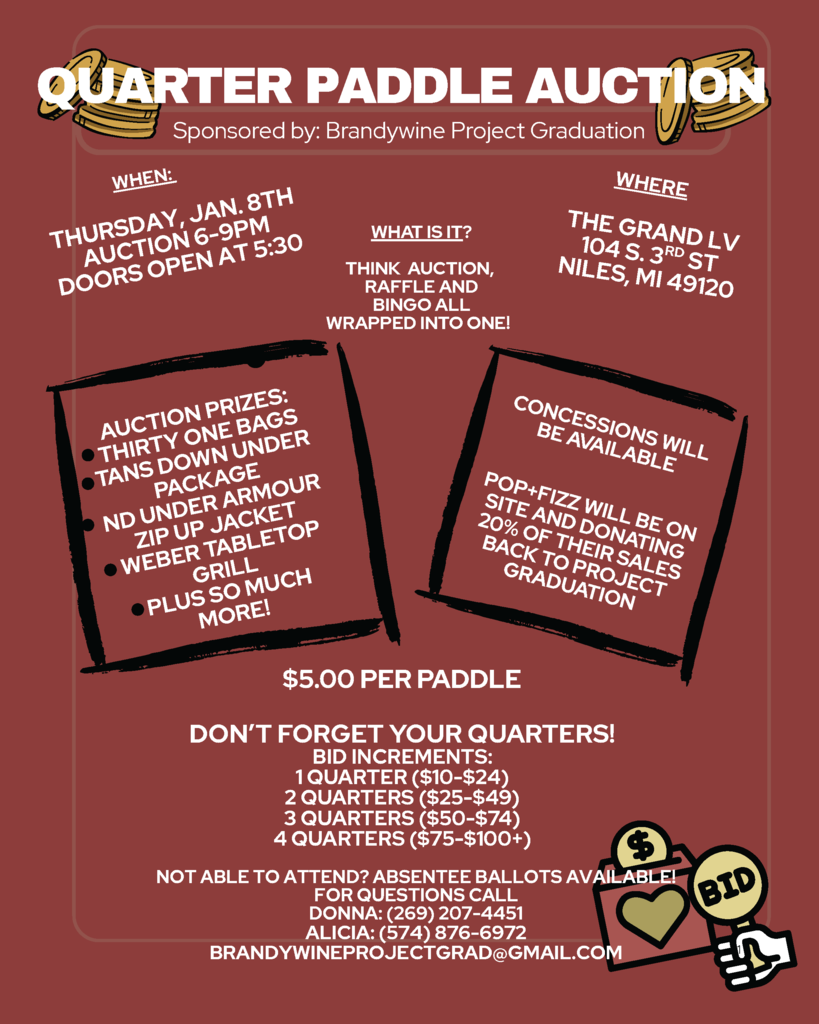 quarter paddle auction