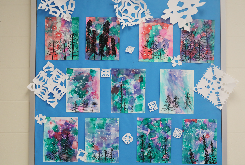 winter scene paintings