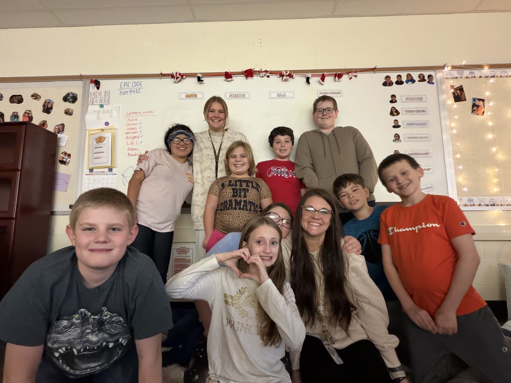 classmates together with teacher