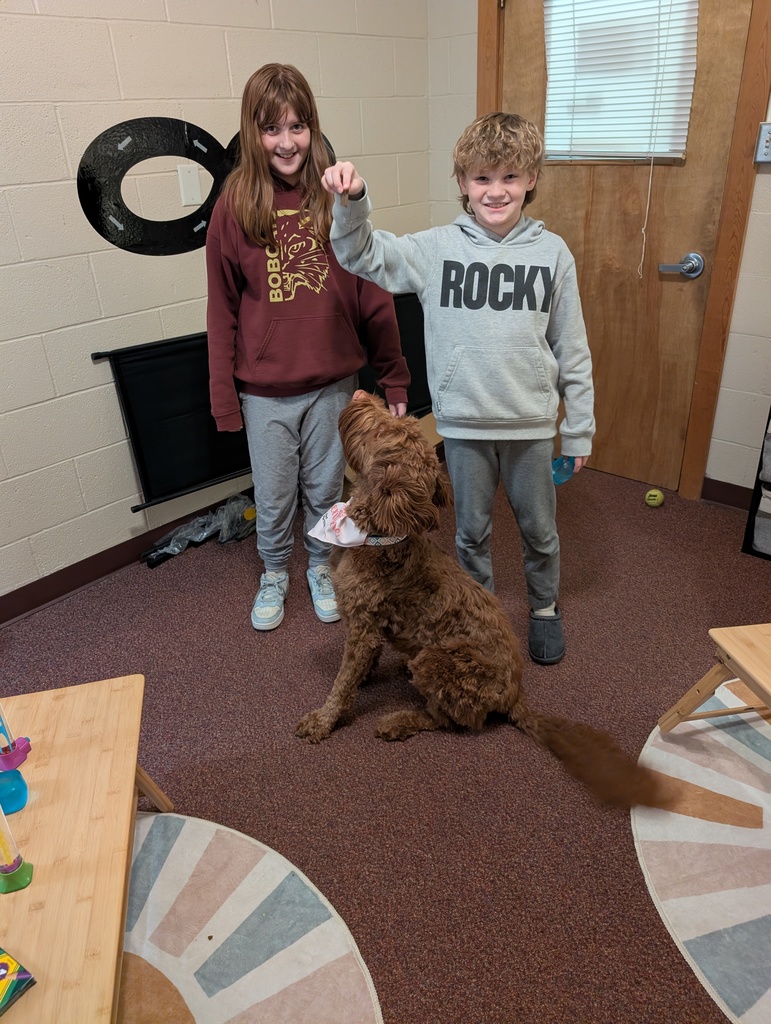 little boy and little girl with copper the dog