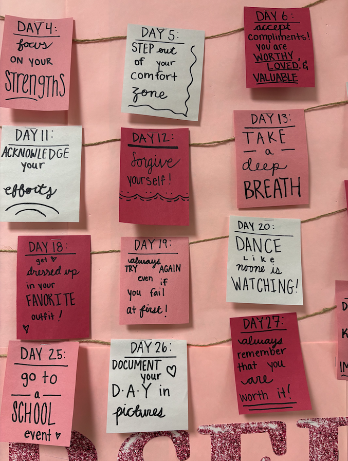 post it notes with love yourself ideas