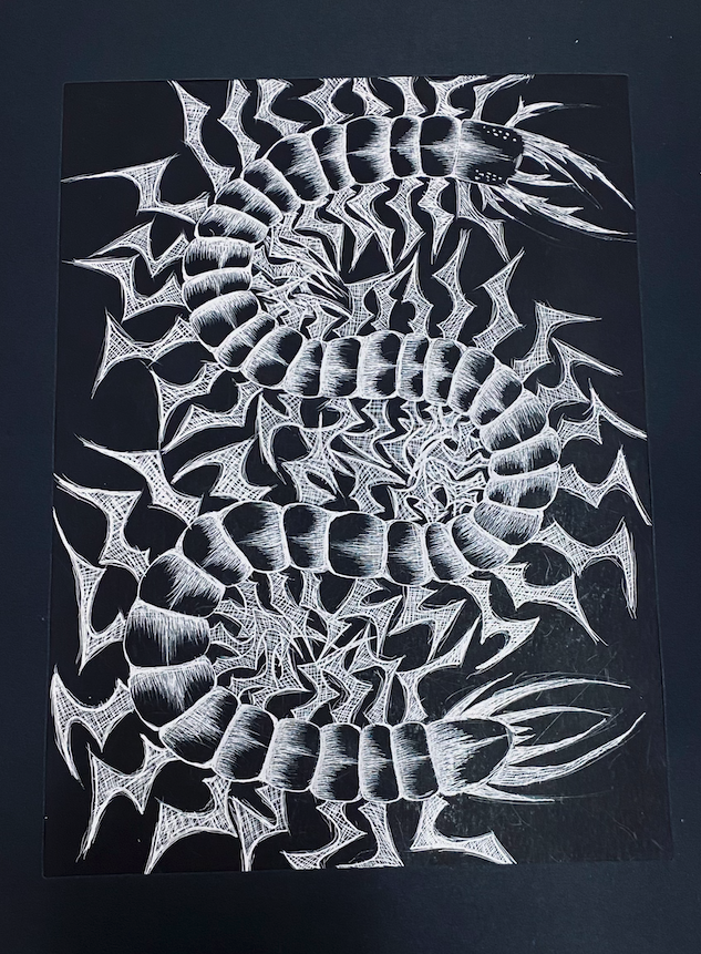 drawing by art student