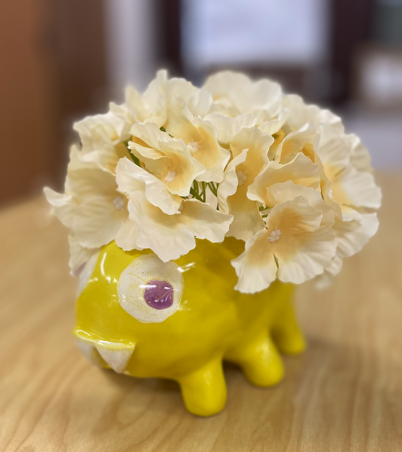 sculpture by art student