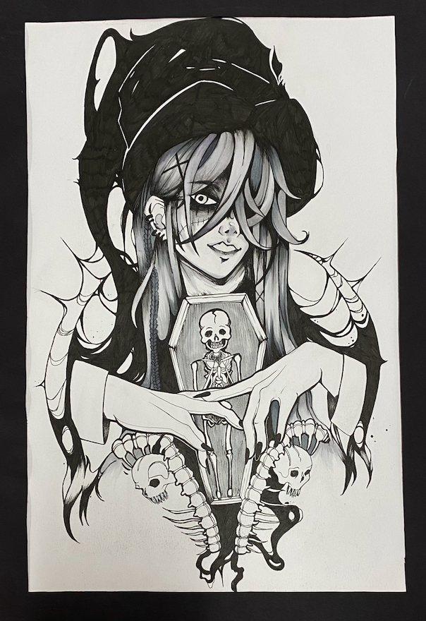 drawing by art student