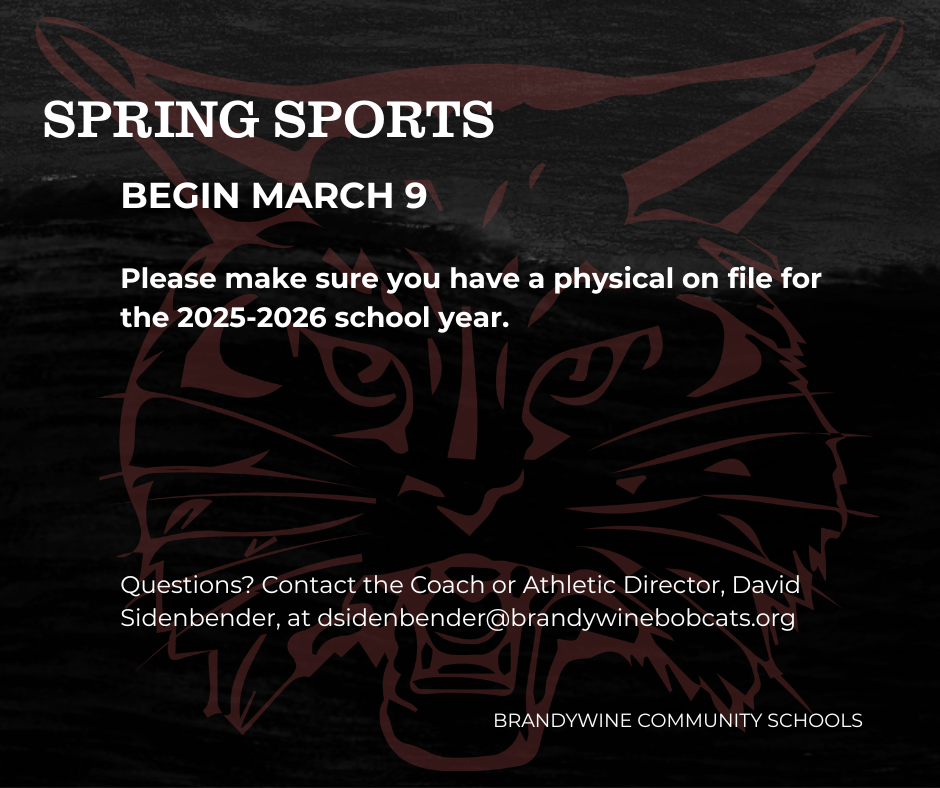 spring sports begin march 9 make sure to have physical on file