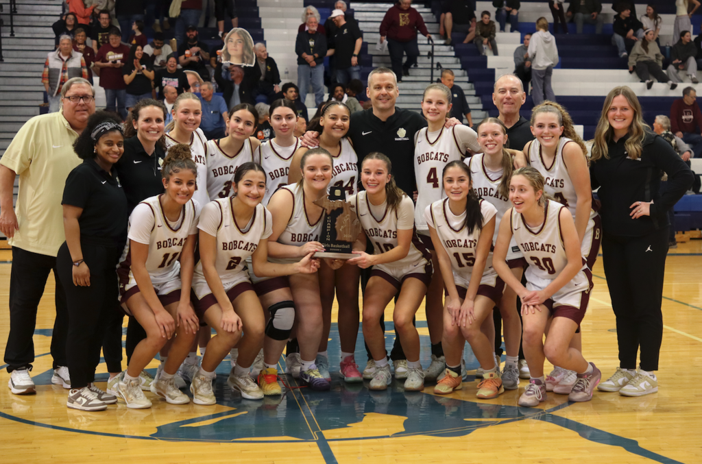 group photo of district champions