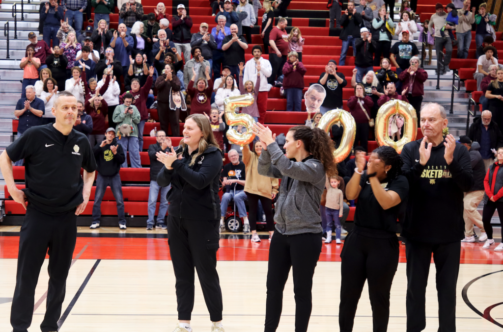 coaches cheering on 500 points