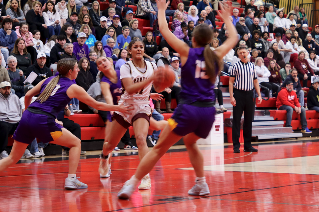 girls playing basketball
