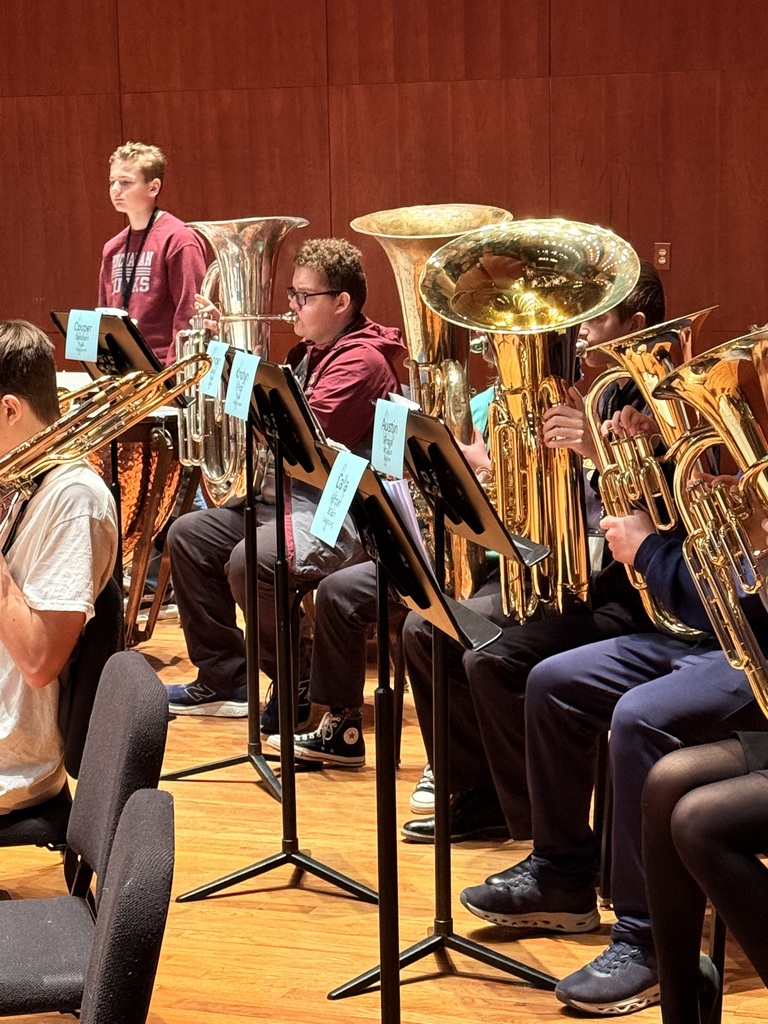 students playing tuba