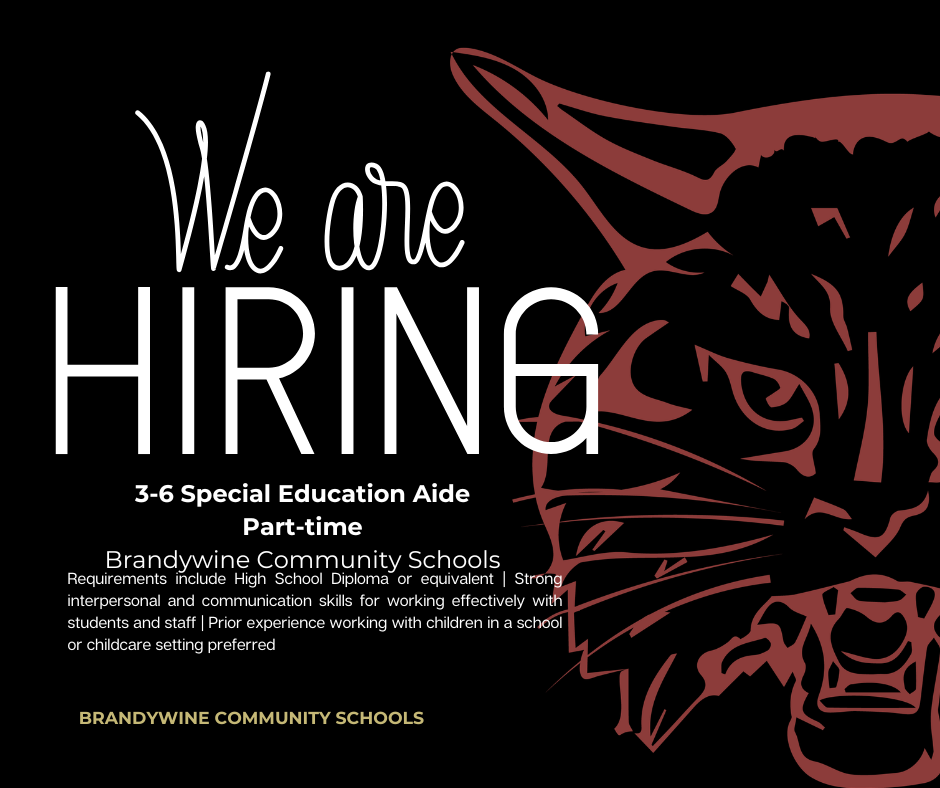 3-6 special education aide part-time position opening 