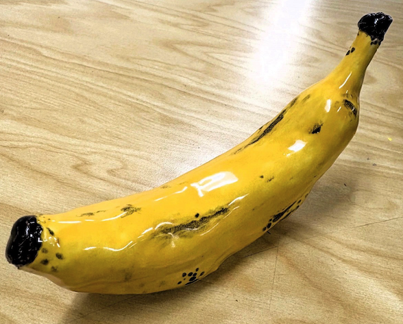 banana sculpture