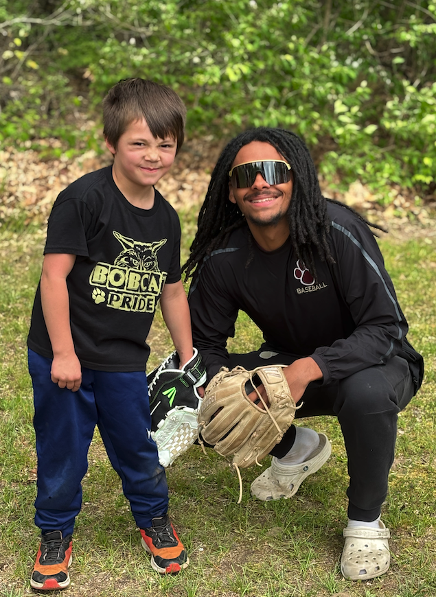 highschooler with first grade buddy