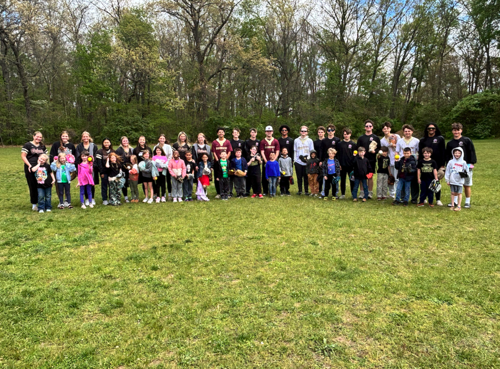 group of high school and younger students