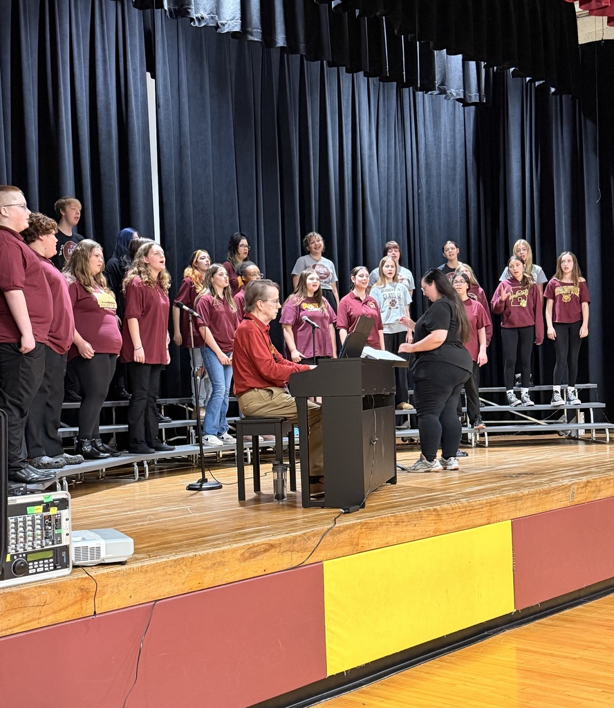 choir singing on stage