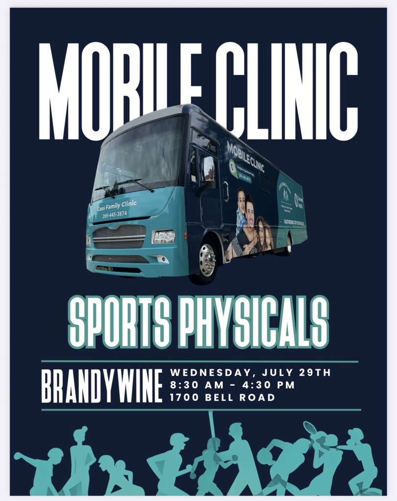 mobile clinic sports physicals Wednesday July 28th 1700 bell rd at 8:30 a.m. and 4:30 p.m.