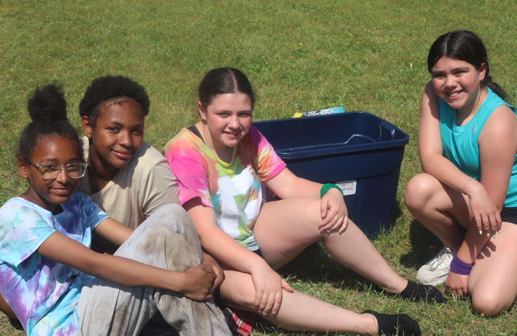 group of four girls