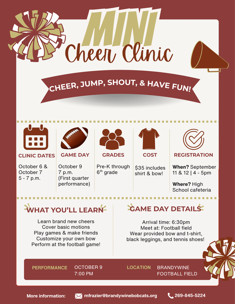 Mini cheer clinic