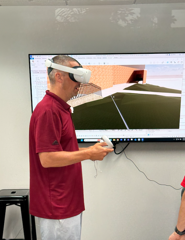 josh doing virtual tour
