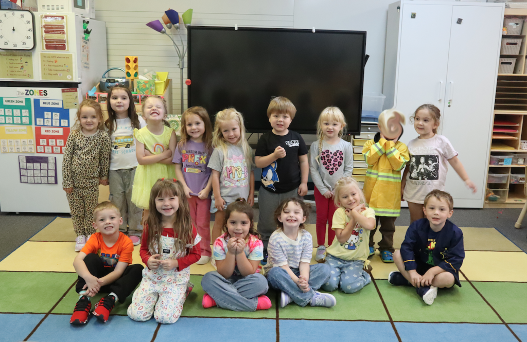 group of preschoolers 