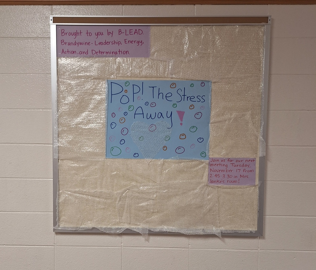 bulletin board with bubble wrap