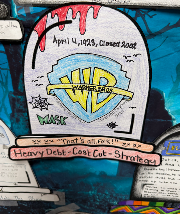 gravestone of WB