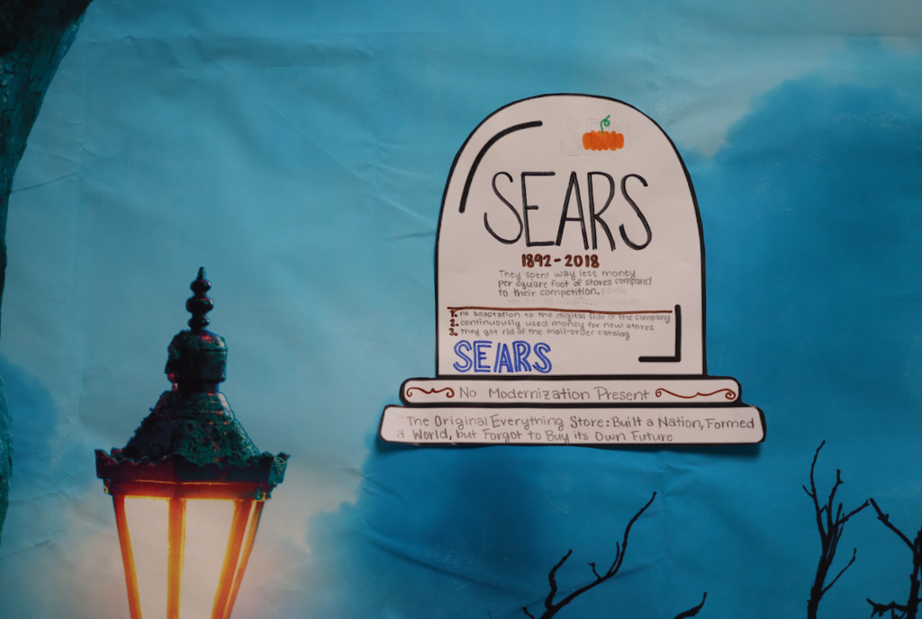 gravestone of sears