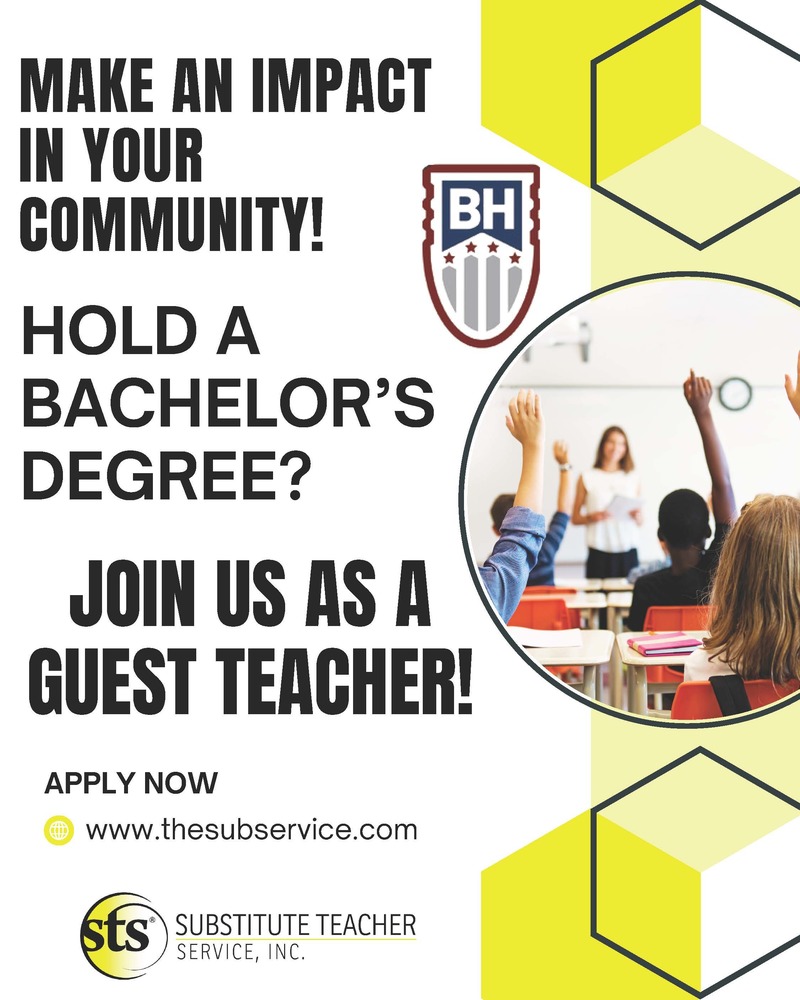 Substitute Teacher Flyer