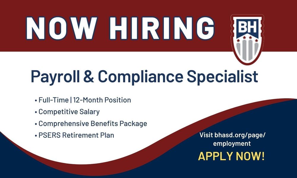 Now Hiring - Payroll & Compliance Specialist