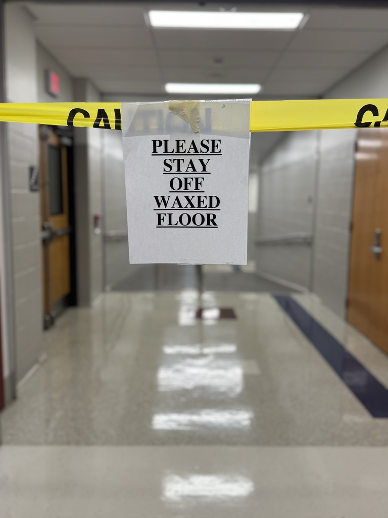 Waxed floor
