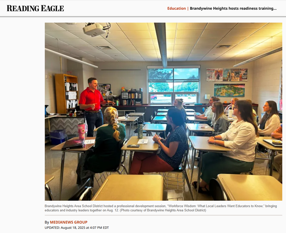 Reading Eagle Article