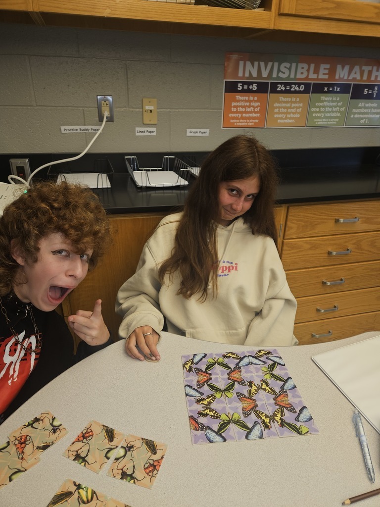 students at desk