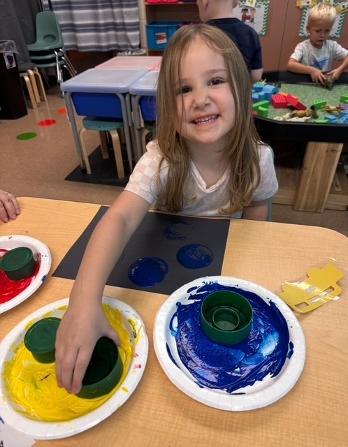 girl painting