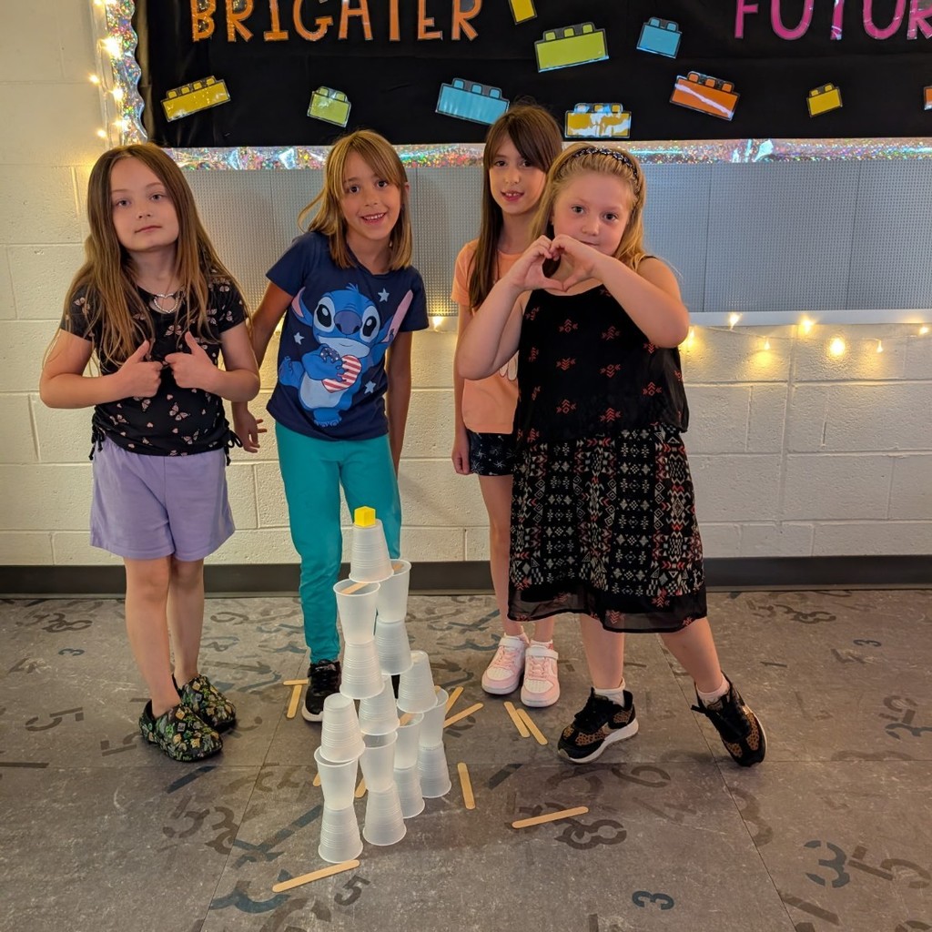 Grade 1STEM Challenge winners using the Engineer Design Process