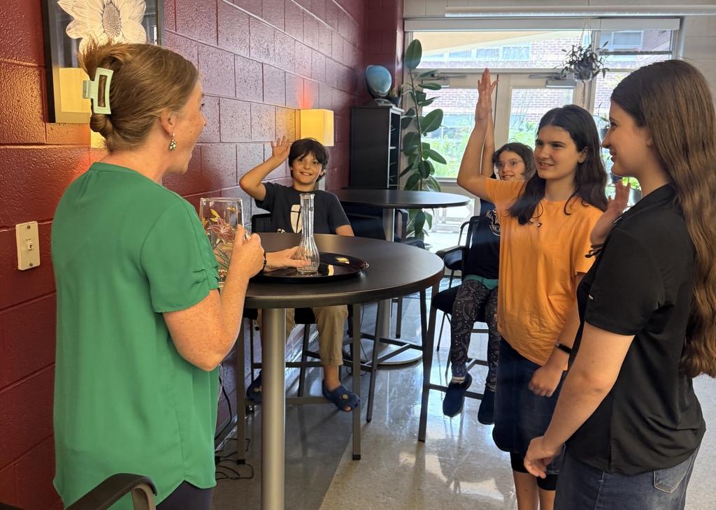 Students excited to learn how to schedule their time.