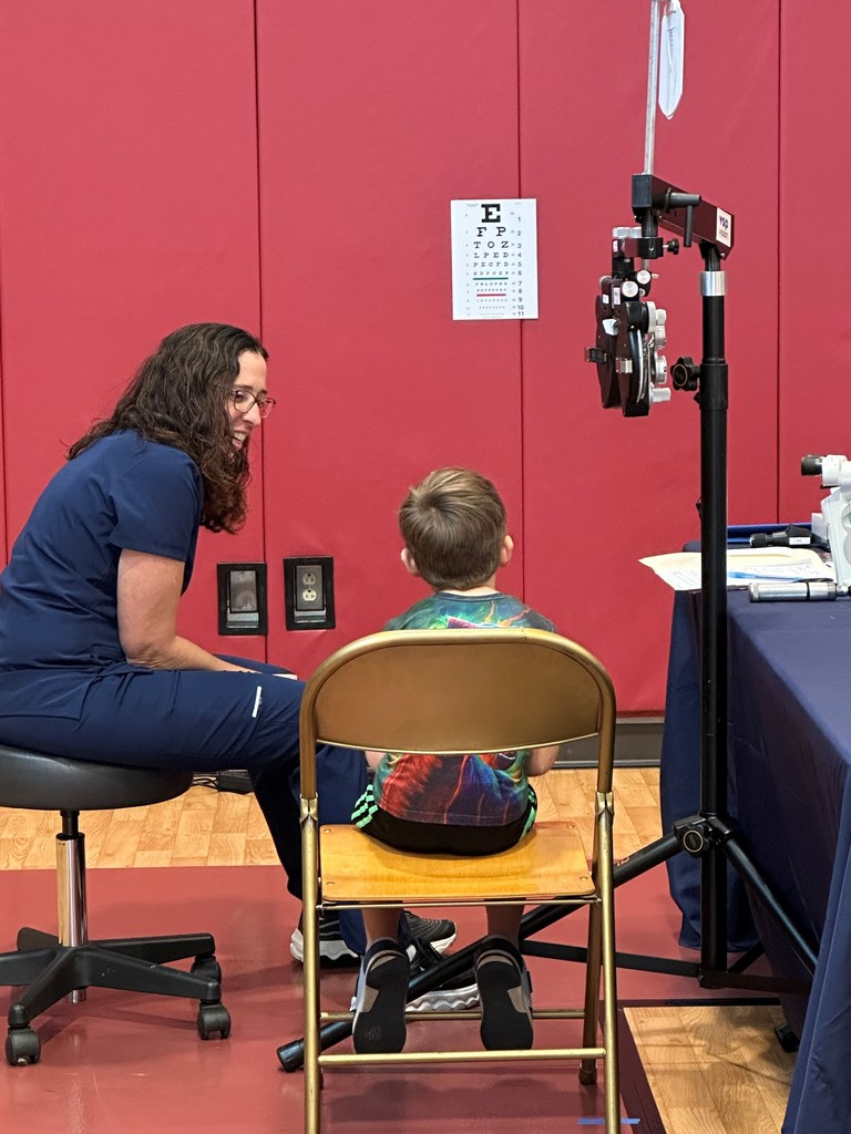 Eye exam with Dr. Gray