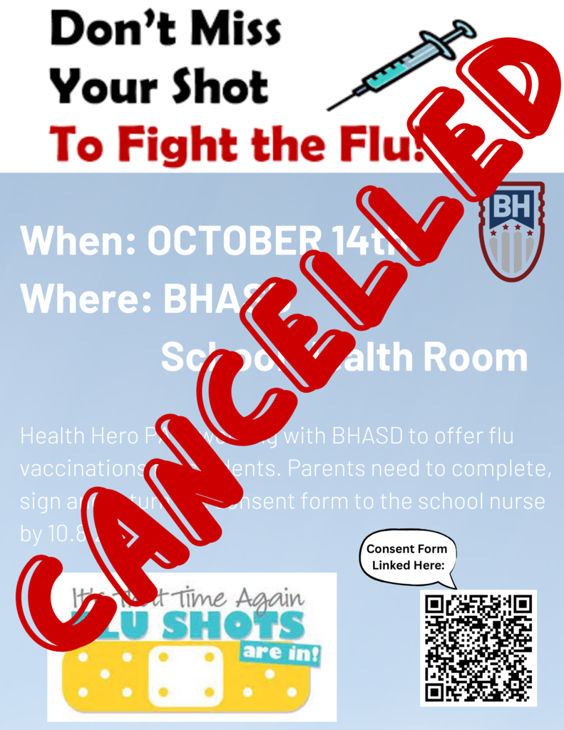 Flu Clinic Cancellation