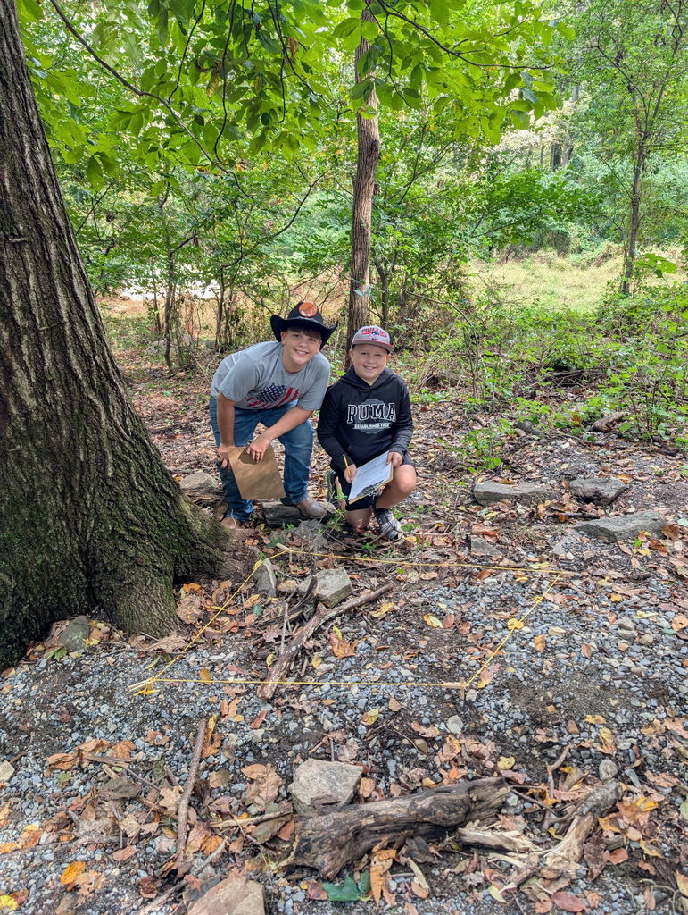two students smiling together