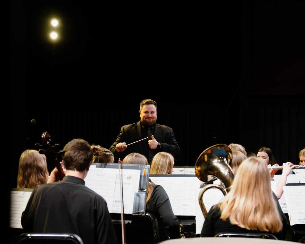 Mr. Saltzburg and the band
