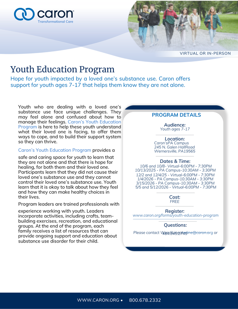 Caron Youth Ed Program