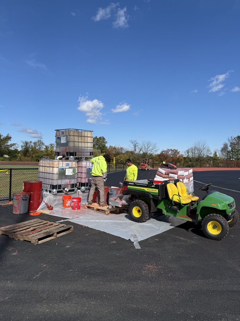 High School Track Installation