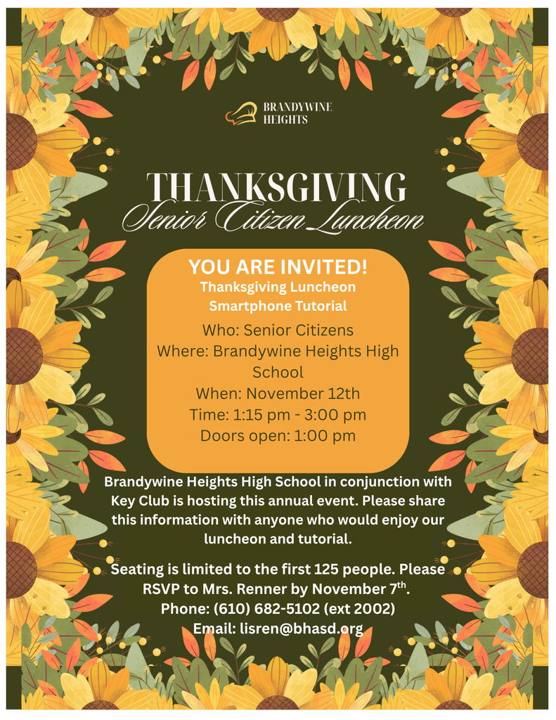 Thanksgiving Senior Citizen Luncheon 11-12-25