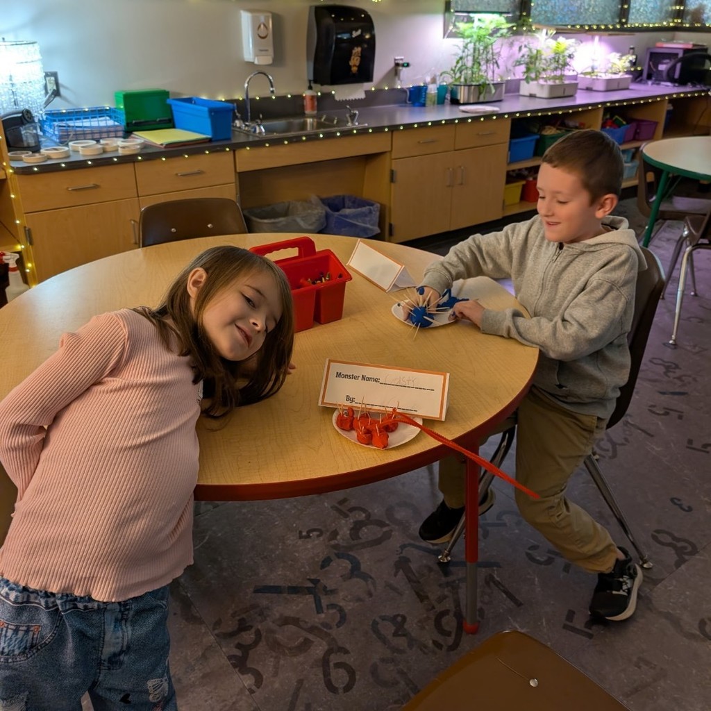 First Grade hides Monsters under the bed
