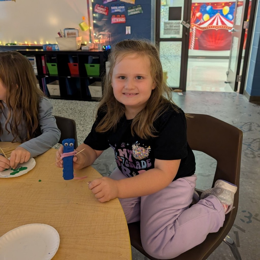 First Grade hides Monsters under the Bed
