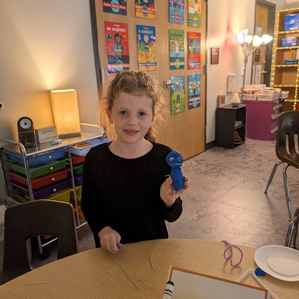 First Grade hides Monsters under the Bed