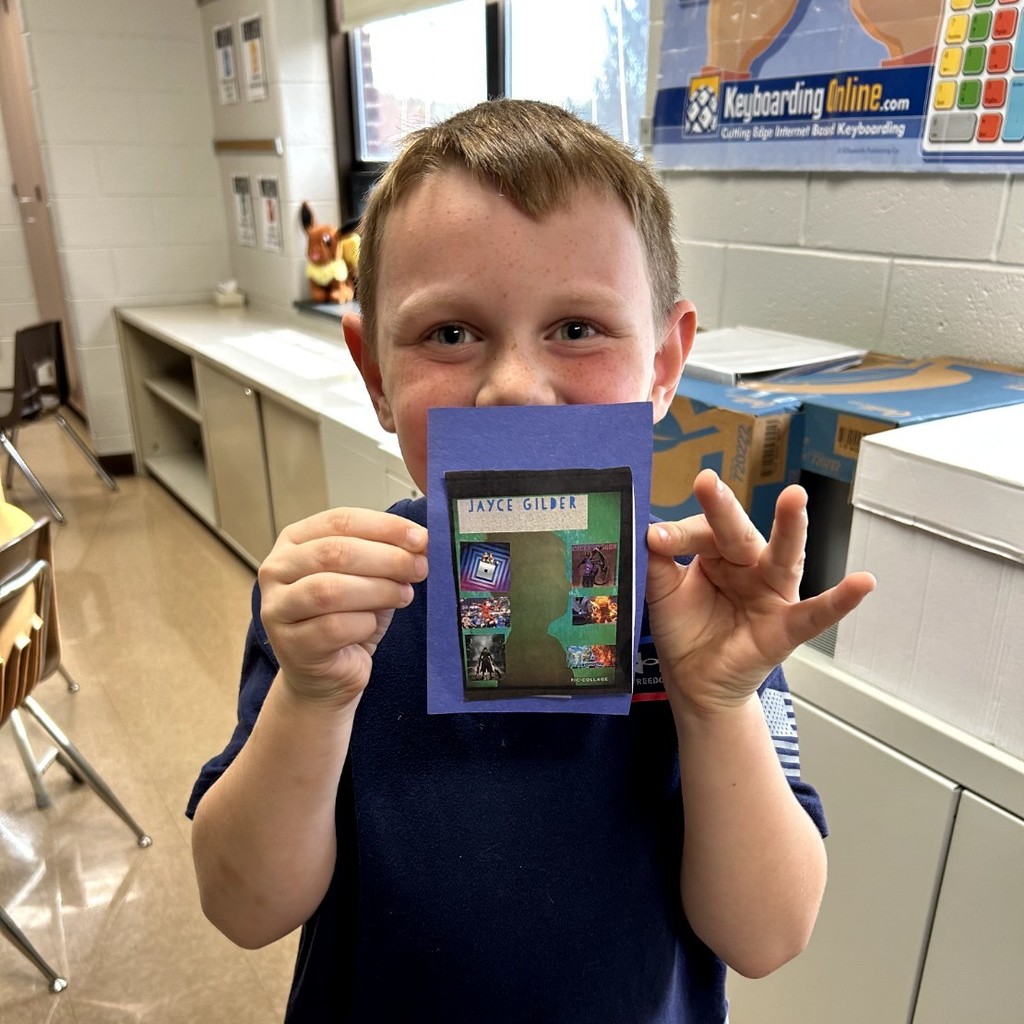 Second grade using PicCollage