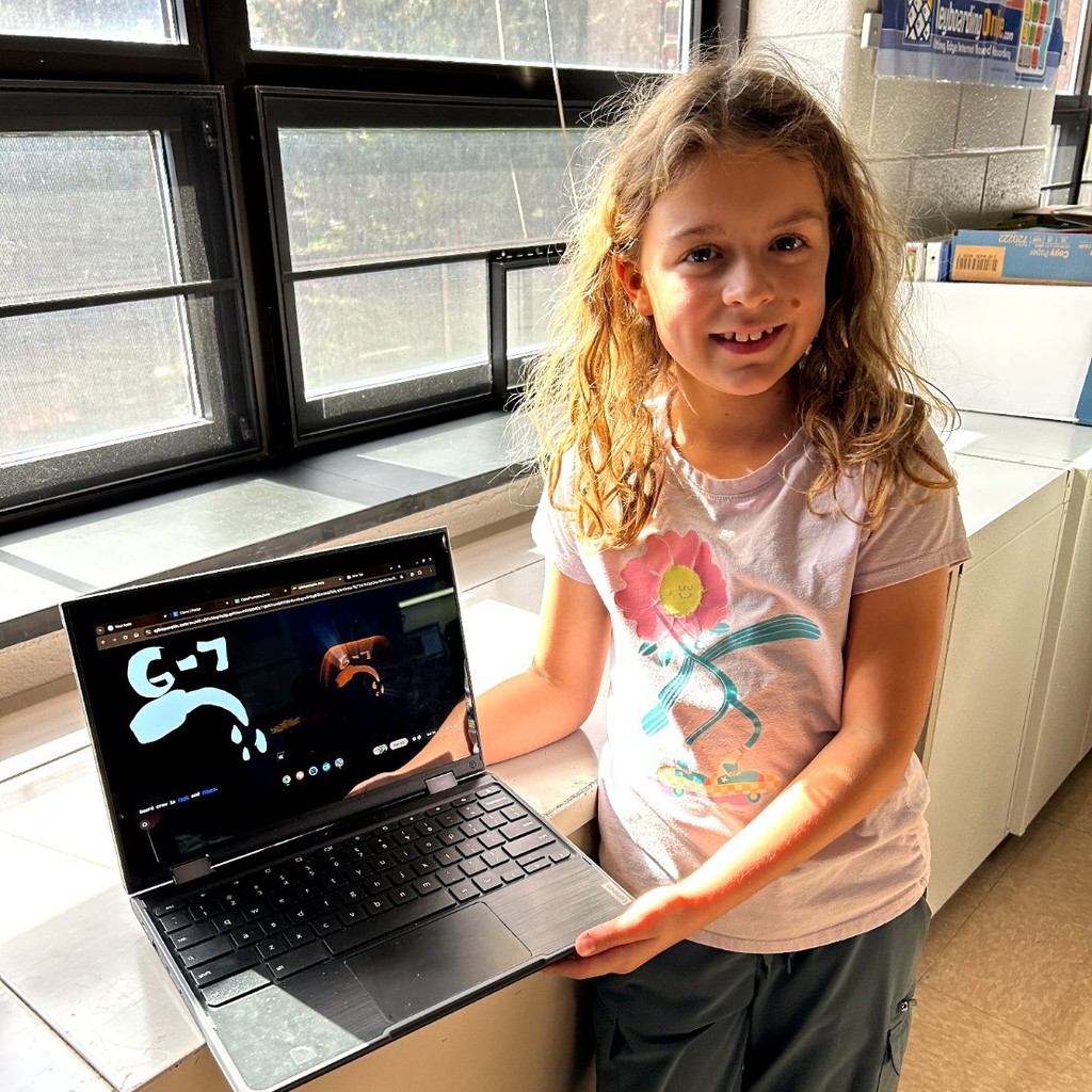 Third grade did digital pumpkin carving