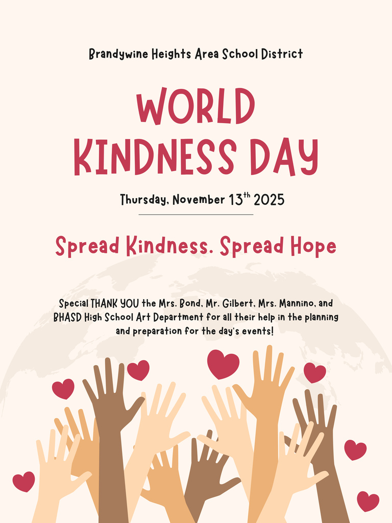 Flyer with information about World Kindness Day