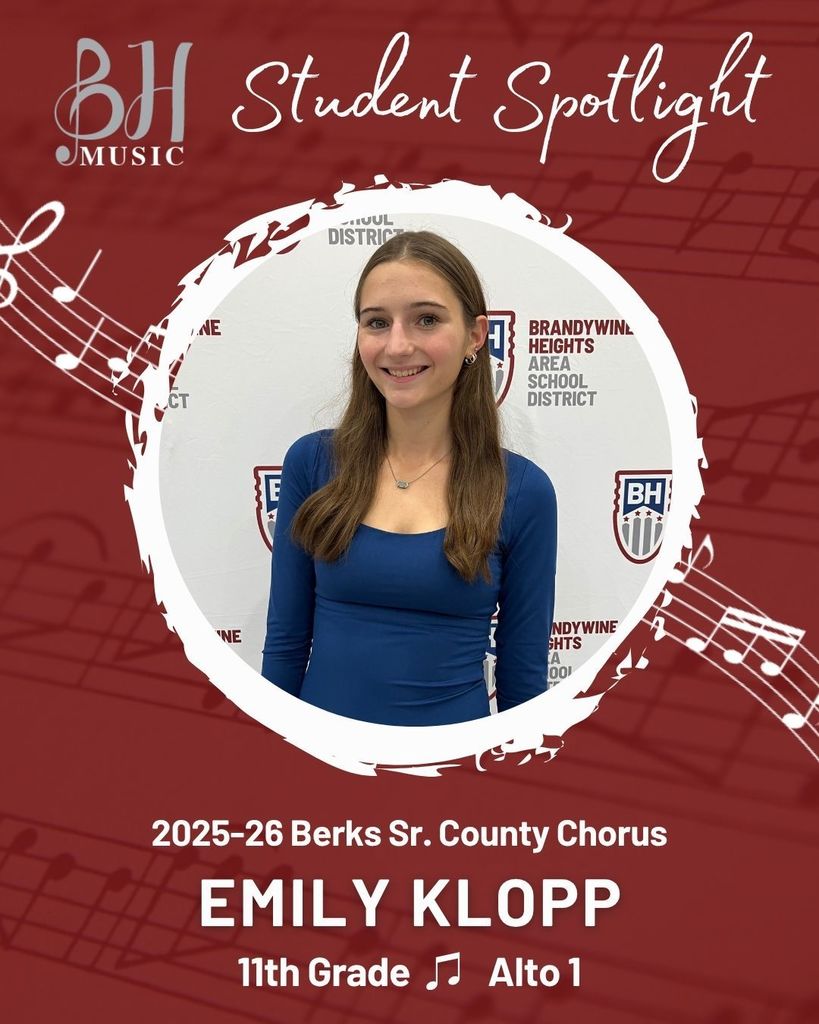 Senior County Chorus participant Emily Klopp