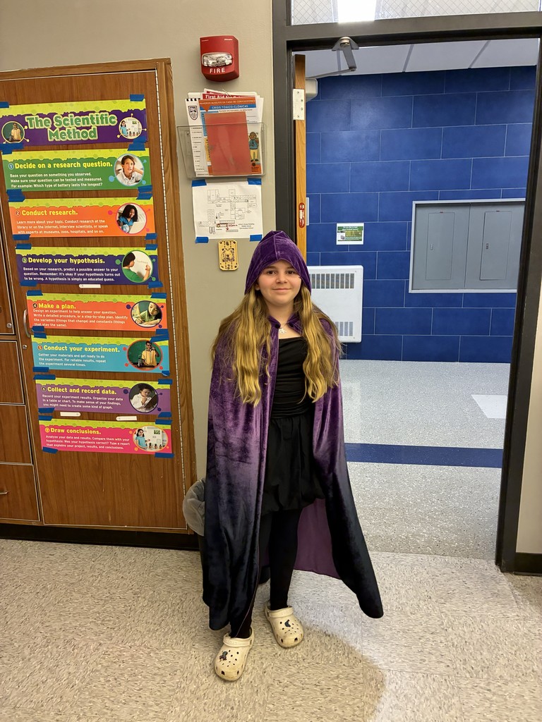 students in costumes