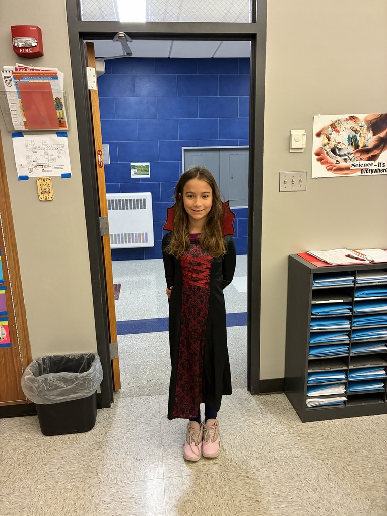 students in costumes